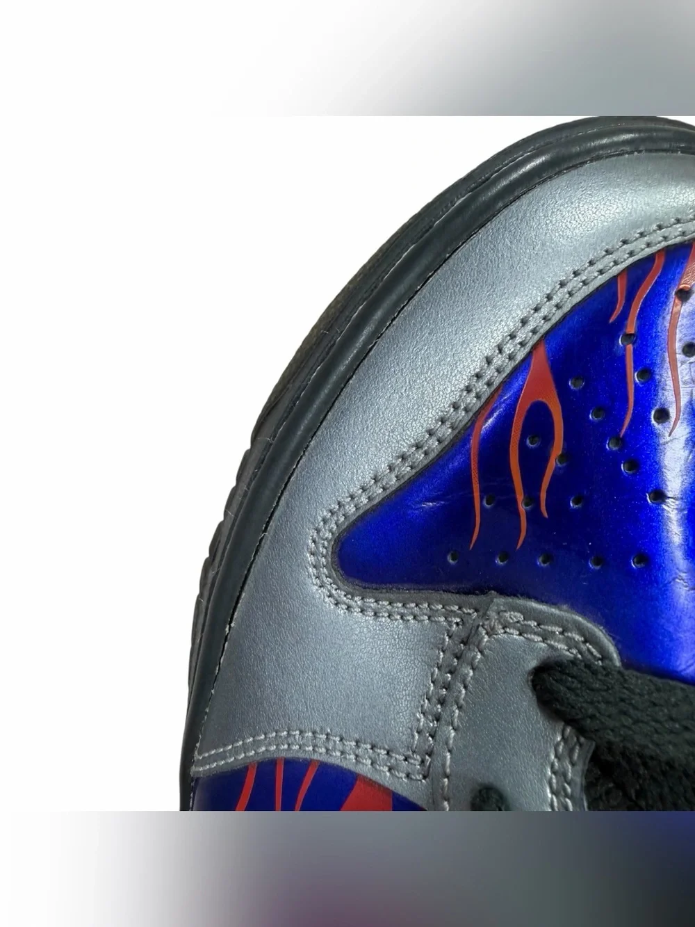 Vintage Nike Dunk High Optimus Prime Transformer Metallic 2009 Sneakers Size 6Y